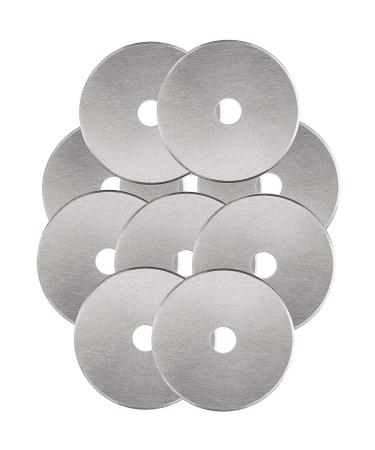 Rotary Cutter Blades 45mm 10 Pack by KISSWILL, Fits Fiskars, Olfa, Martelli, Dremel, Truecut, DAFA Rotary Cutter Replacement for Quilting Scrapbooking Sewing Arts &Crafts, Sharp and Durable Round hole Blades - Buy Online on GoSupps.com