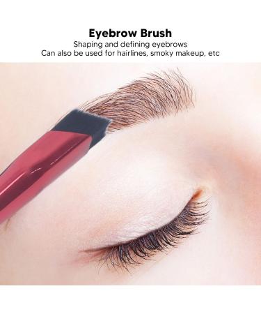 Brow Brush Ergonomic Bent Brush Safe Cosmetic Tool Ultra Fine for Home - Buy Online on GoSupps.com