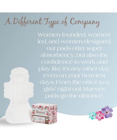 Maeves Ultra Thin Sanitary Pads for Women - 18 Count, Silky Soft & Highly Absorbent with Wings, 2 Absorption Levels for Heavy & Overnight Flows (Super + Overnight) - Buy Online on GoSupps.com