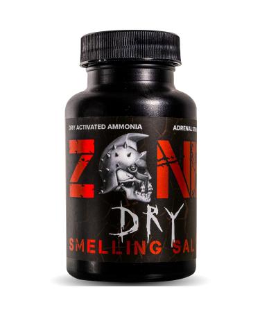 Zone Dry Smelling Salts Powerlifting Ammonia Inhalant Sniffing Salts Weightlifting Powerlifting Strongman - Ready to Use/Pre-Activated Ready for use - Zone Dry