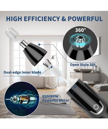 Rechargeable Body Grooming Set - Nose & Ear Hair Trimmer for Men and Women | Professional Painless Clipper with Dual Edge Blades | Waterproof Design - Buy Online on GoSupps.com