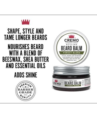 Buy Cremo Beard Balm Cedar Forest 2 oz - Ultimate Styling & Conditioning - Buy Online on GoSupps.com
