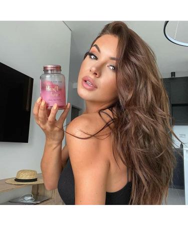 Bloom Hair Gummies: Biotin & Vegan Supplements for Rapid Hair Growth - 1 Month Supply - Buy Online on GoSupps.com