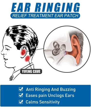 Organic Tinnitus Relief Patch for Adults - Portable Earache Relief Sticker for Travel - Buy Online on GoSupps.com