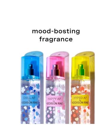 Addison Rae Hyped Body & Hair Mist for Women - Woody Citrus Feminine Scent - Body Spray Opens with Mandarin and Blood Orange - Long-Lasting Everyday Wear Fragrance for Her - Vegan Cruelty Free - 8oz Hyped AF - Woody Citrus - Buy Online on GoSupps.com