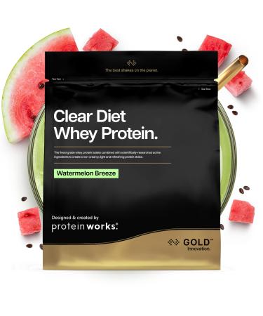 Protein Works | Clear Diet Whey Protein GOLD Innovation Poudre de Whey Isolate Boisson Prot in e Rafra chissante Past que 20 Portions 500g Past que 500g