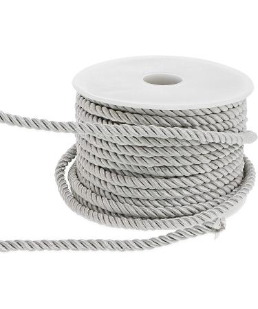 Silver Twisted Cord Trim Rope - 36 Yards (2 Pack) | Premium Quality - Buy Online on GoSupps.com