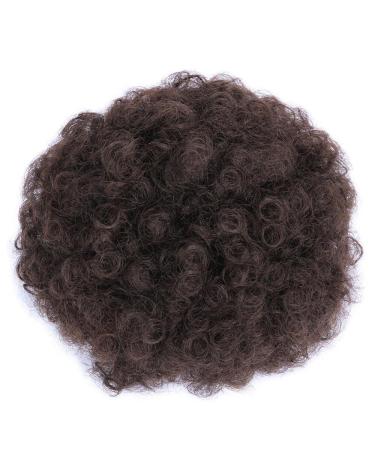 Buy Synthetic Puff Afro Curly Hair Extensions - Black Purple Short Hair Bun Drawstring Ponytail #2 | 3 pcs for Women - International Shipping Available - Buy Online on GoSupps.com