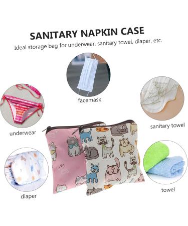 Plafope Women s Menstrual Bands Storage Bags - 2 Pack Sorted Organizers 13x13x2 cm Perfect for Binding & Keeping Your Items Organized - Buy Online on GoSupps.com
