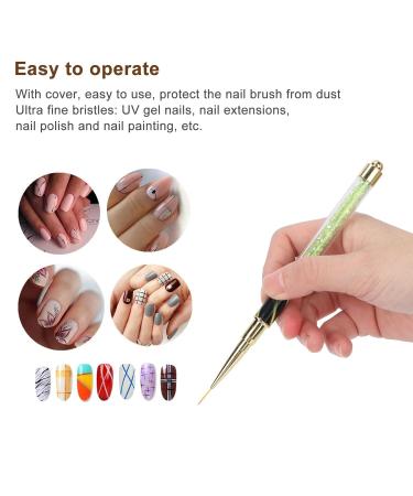 Buy Manicure Picker Dotting Pen & Liner Pen for Nail Art - Easy Use Green Stripes Design - Buy Online on GoSupps.com