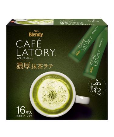 AGF store AGF Blendy Kafera Tree Stick Rich Green Tea Latte 16 pi ces