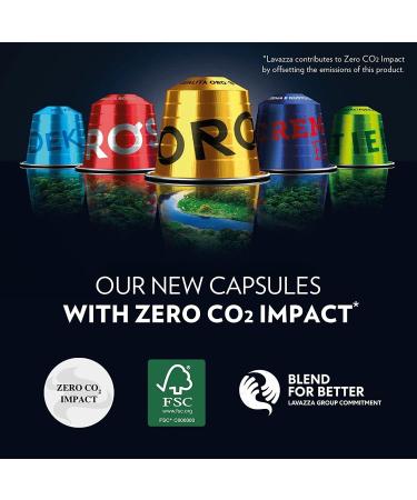 Lavazza Nespresso Compatible Aluminium CO2 Neutral Variety Pack. 5 packs of 10 Capsules (50 Capsules Total) - Buy Online on GoSupps.com