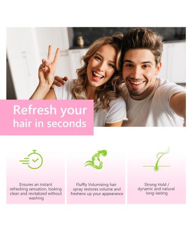 Dry Shampoo for Women - Travel Size Oil Absorbing Powder Non-Aerosol Brunette Formula 200ml - Refresh Hair Instantly Benzene-Free All Hair Types - Buy Online on GoSupps.com