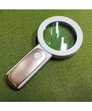 Ieegkit Magnifying Glass with 18 LED 30X Handheld Magnifying Glass with 3 Modes Illuminated Magnifier Glass for Read - Buy Online on GoSupps.com