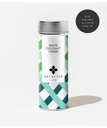 White Coconut Creme Pyramid Teabags - 12 Sachets | Art of Tea - Buy Online on GoSupps.com