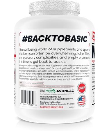 Mass Gainer Protein Powder, Supports Muscle Growth & Recovery, 50g Protein, 190g Carbs, 1030 Calories, Gluten-Free, RBST-Free, No Artificial Colors Chocolate 6 Pound (Pack of 1) - Buy Online on GoSupps.com