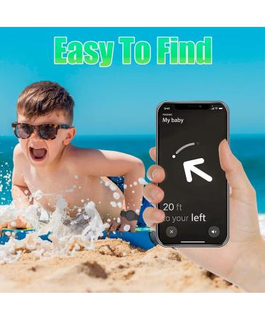 Waterproof AirTag Bracelet for Kids  Wristband for Apple Air Tag Hidden Silicon Holder for Toddler Child Elder GPS Tracking Tagging Watch Band (Black  Blue) 2 - Buy Online on GoSupps.com
