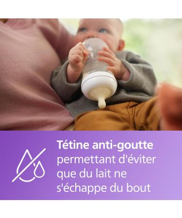 Philips Avent Natural Response 330 ml Baby Bottle Flow 4 (3 months and up) SCY906/11 - Buy Online on GoSupps.com