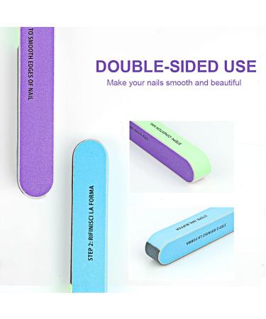 Wovte 11-Piece Nail File Set with Buffer Blocks, Cuticle Nipper, and Pusher - Manicure Tools for Dead Skin Trimming - Buy Online on GoSupps.com