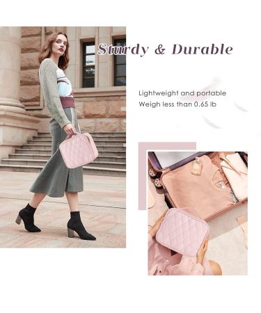 Large Wavy Pink Makeup Bag â€“ Travel Cosmetic Organizer for Women & Kids - Buy Online on GoSupps.com