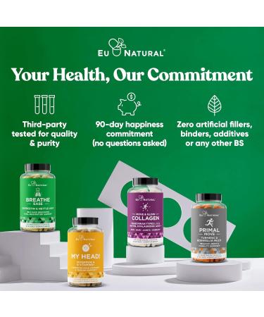 Breathe Inhaler Support Supplement Sinus Lungs Open & Clear Airways Seasonal Nasal Health Bronchial Wellness Healthy Chest Quercetin Vitamin D Bromelain Pills 120 Vegetarian Capsules 60 Count (Pack of 2) - Buy Online on GoSupps.com