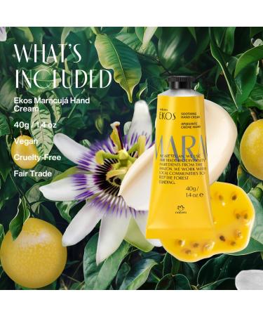 Natura Maracuj (Passion Fruit) Hand & Body Care Bundle Calming Body Lotion + Hydrating Hand Cream Soothing Fast-Absorbing 24H Moisturization Vegan Brazilian Skincare 13.5 fl oz + 1.4 oz - Buy Online on GoSupps.com