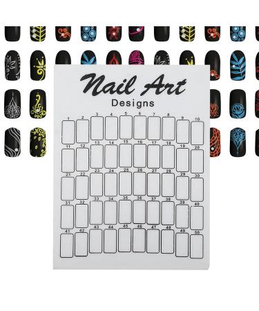50pcs Nail Display Board Glass | Professional Nail Accessories for Manicure Stores | International Shipping Available - Buy Online on GoSupps.com