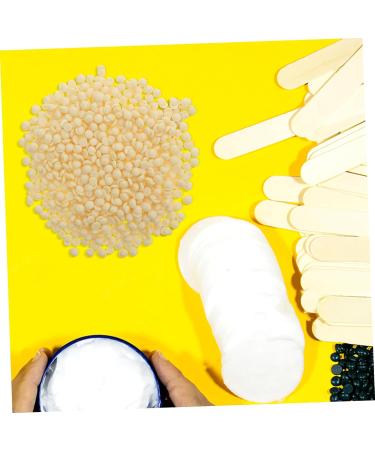  HAKIDZEL 1 Bag Wax Beans for Hair Removal with Hair Removal Wax for Women Hair Removal Wax Beans for Face and Body Suitable for Legs Arms and Underarms (cream 100 g) - Buy Online on GoSupps.com