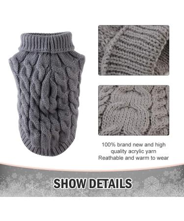 Shop Stylish Dog Sweaters for Small & Large Dogs | Warm Acrylic Turtleneck Pet Clothing - Buy Online on GoSupps.com
