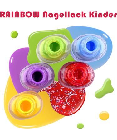 ETYJO Kids Nail Polish Sets for Girls - 12 Colors Non Toxic Nail Polish for Kids Toddler Nail Varnish Peel Off Quick Dry Girls Nail Varnish Sets Kids Gifts Set - Buy Online on GoSupps.com