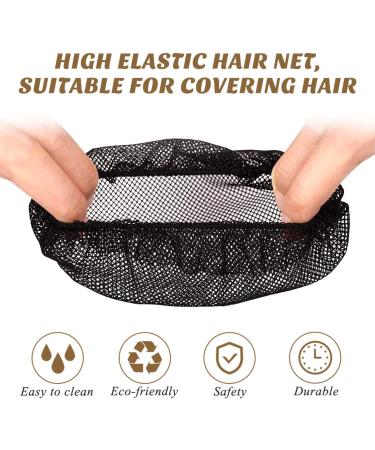 Uonlytech 5pcs Black Ballet Dance Hairnet Set for Women and Girls - Reusable Invisible Hair Nets for Bun Covers - Buy Online on GoSupps.com