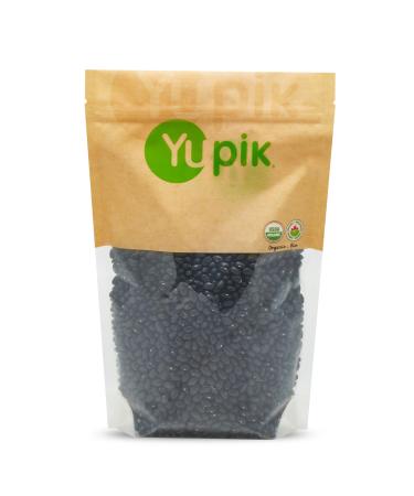 Yupik Organic Black Turtle Beans Non-GMO Vegan Gluten-Free 1Kg 1 kg (Pack of 1)