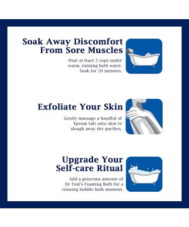 Dr Teal's Pure Epsom Salt Soothe & Sleep with Lavender 3 lb - Pack of 4 - Buy Online on GoSupps.com