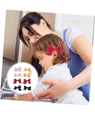 Abaodam 4 Pairs Bow Hairpin Hair Clip Hair Accessories for Kids Girls Hair Pins Girls Hair Accessories Bowknot Hair Barrettes Girls Barrettes for Hair Cute Bow Tie Child Cloth - Buy Online on GoSupps.com