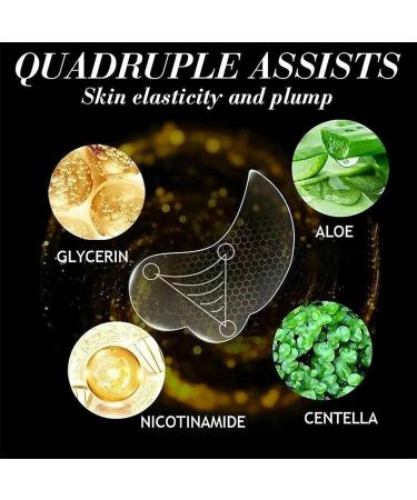 Instant Beauty Face Nutrition Wrinkle Removal Lift Sticker Hyaluronic Acid Microcrystalline Lifting Decree Patch Strips For Face Wrinkles Patch For All Skin Type (3box) - Buy Online on GoSupps.com