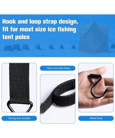 12Pcs Heavy Duty Ice Fishing Shelter Coat Hooks - Accessory Hangers for Tent, Camping, Hunting Blinds - Hanging Storage for Fishing & Hunting Gear - Buy Online on GoSupps.com