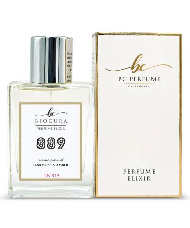 BC Perfume 889 Inspired by Oakmoss & Amber For Women & Men Fragrance Dupes Eau de Parfum Bottle 1.7 Fl Oz/50ml