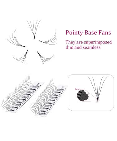 Shop 5D Russian Eyelash Extensions - Prefabricated Fans 0.05mm D Curl (8-14mm) for Stunning Lashes - Buy Online on GoSupps.com