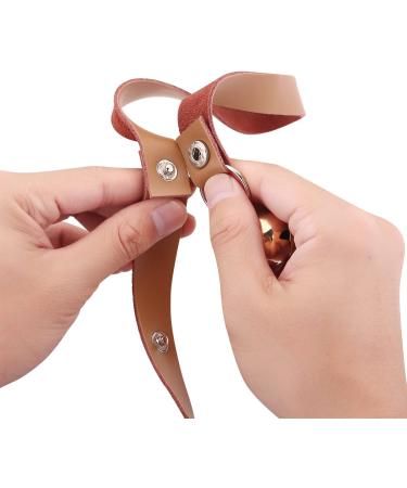 CATHYLIFE Dog Doorbells | Puppy Potty Training Bells | Premium Quality Adjustable Brown Leather | 10 Bells - Buy Online on GoSupps.com
