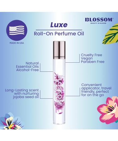 Blossom Roll on Perfume for Women Alcohol Free Rollerball Perfume Oil with Essential Oils Infused with Real Flowers Made in USA 0.20oz (Sandalwood cedar Amber Vetiver) Lavenderwood Lavenderwood 0.2 Fl Oz (Pack of 1) - Buy Online on GoSupps.com