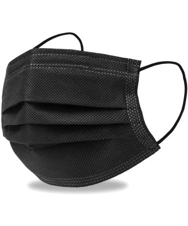 Modenna Disposable Black Face Masks - 50 Pack for Ultimate Protection - Buy Online on GoSupps.com
