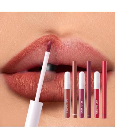  Ceprznvey Lipliners Pencil Waterproof Long-Lasting Lipliners Pencil Lip Gloss Lip Glaze Lip Gloss Lipstick and Lip Liners Combo Lip Liner and Gloss Set Moisturizing Lipstick Set for Women - Buy Online on GoSupps.com