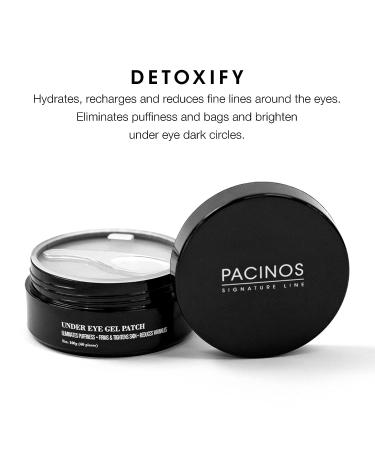 Pacinos Under Eye Gel Patches - 60 pcs | Eliminate Puffiness, Smooth Wrinkles, Brighten Darkness | Vitamin E & B5, Organic, Promotes Collagen - Buy Online on GoSupps.com