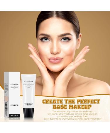 CC Cr me Correctrice de Teint Fond de Teint Couvrant avec SPF 50 Hydratation Longue Dur e Anti-Cernes Jusqu' 24h d'Hydratation Finition Naturelle 30g - Buy Online on GoSupps.com