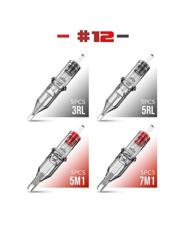 Wormhole Tattoo Cartridge Needles 20pcs Mixed Disposable Needles 1003RL, 1005RL, 1005M1, 1007M1 - Tattoo Artist Essential - Buy Online on GoSupps.com