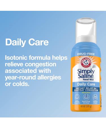 Arm & Hammer Simply Saline Nasal Spray 4.5oz & beano to Go Gas Relief Tablets 12 Count - Buy Online on GoSupps.com