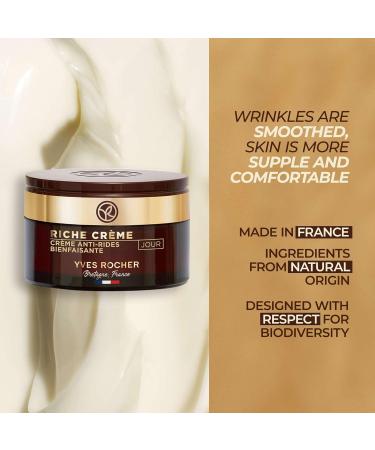 Yves Rocher Comforting Anti-Wrinkle Riche Cr me - Day Face Cream for Soft Smooth Skin | 1.7 fl oz - International Shipping Available - Buy Online on GoSupps.com