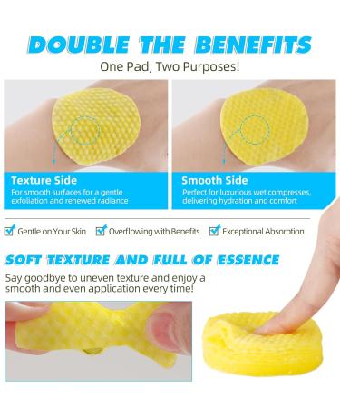 Kojic Acid & Turmeric Cleansing Pads 60 Pads for Balanced Skin | Face & Body Care - Buy Online on GoSupps.com