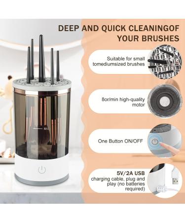 ZFZZC Electric Makeup Brush Cleaner Automatic Cleaning Drying Storage 3 in 1 Multifunctional - Buy Online on GoSupps.com
