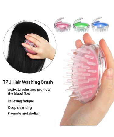 Hair Scalp Massage Brush for Growth | Green Shampoo Brush - Enhance Hair Health & Beauty - Buy Online on GoSupps.com